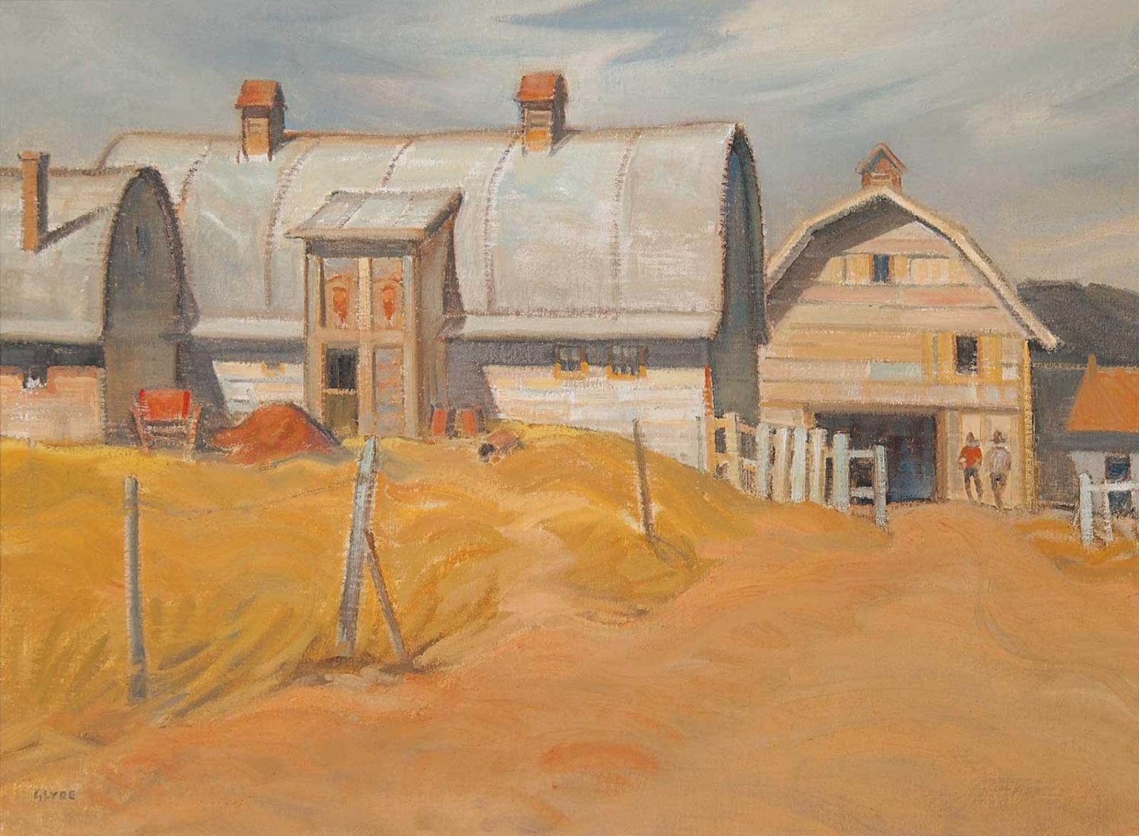 Henry George Glyde (1906-1998) - Barn just East of Edmonton