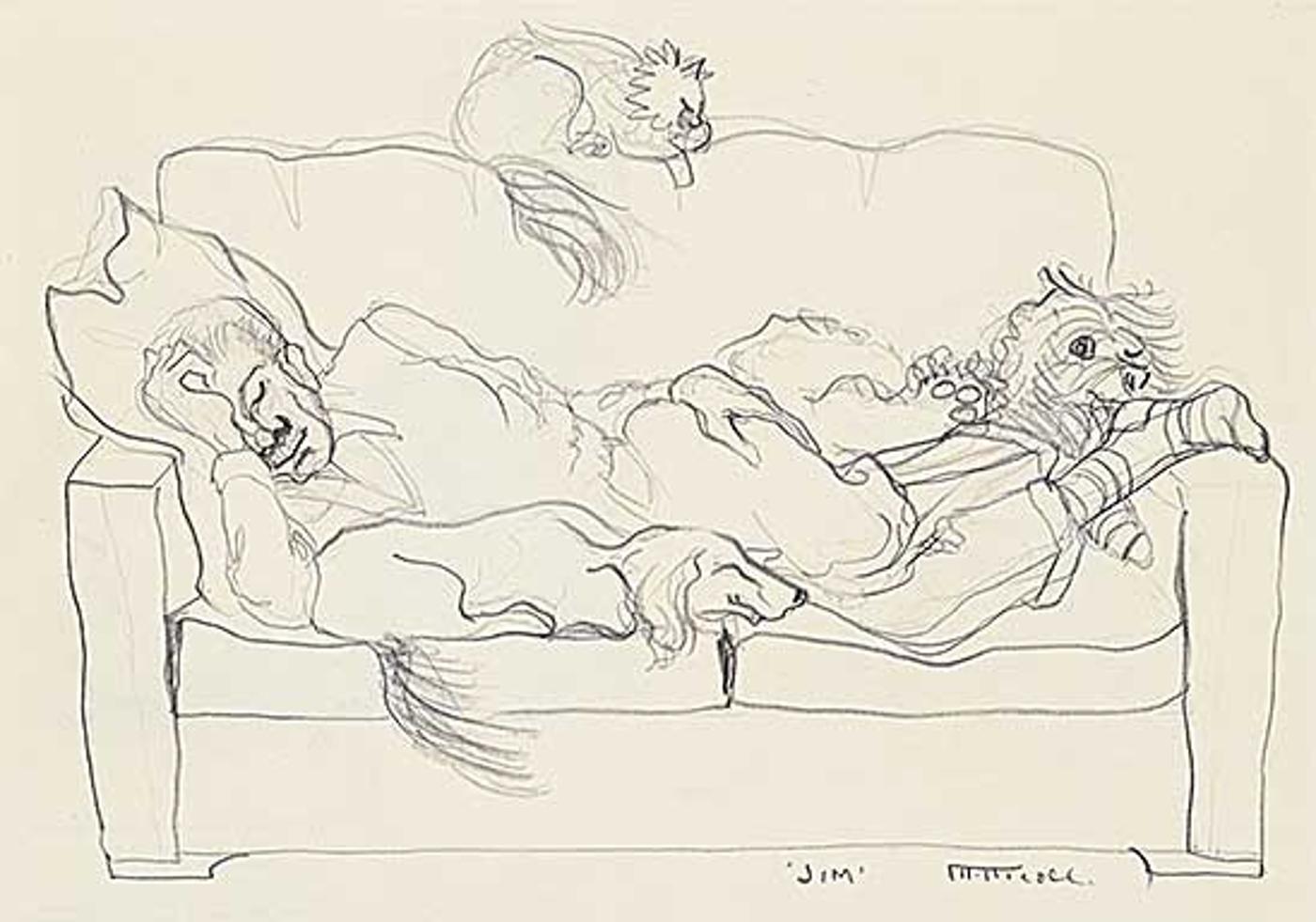 Marion Florence S. MacKay Nicoll (1909-1985) - Jim [Sleeping]