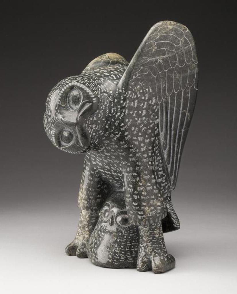 Osuitok Ipeelee (1923-2005) - Owl and Chick, c. 1968