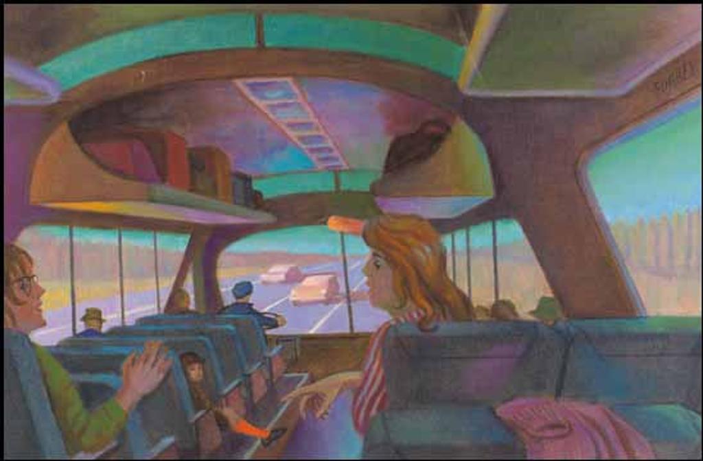 Phillip Henry Howard Surrey (1910-1990) - Bus Ride