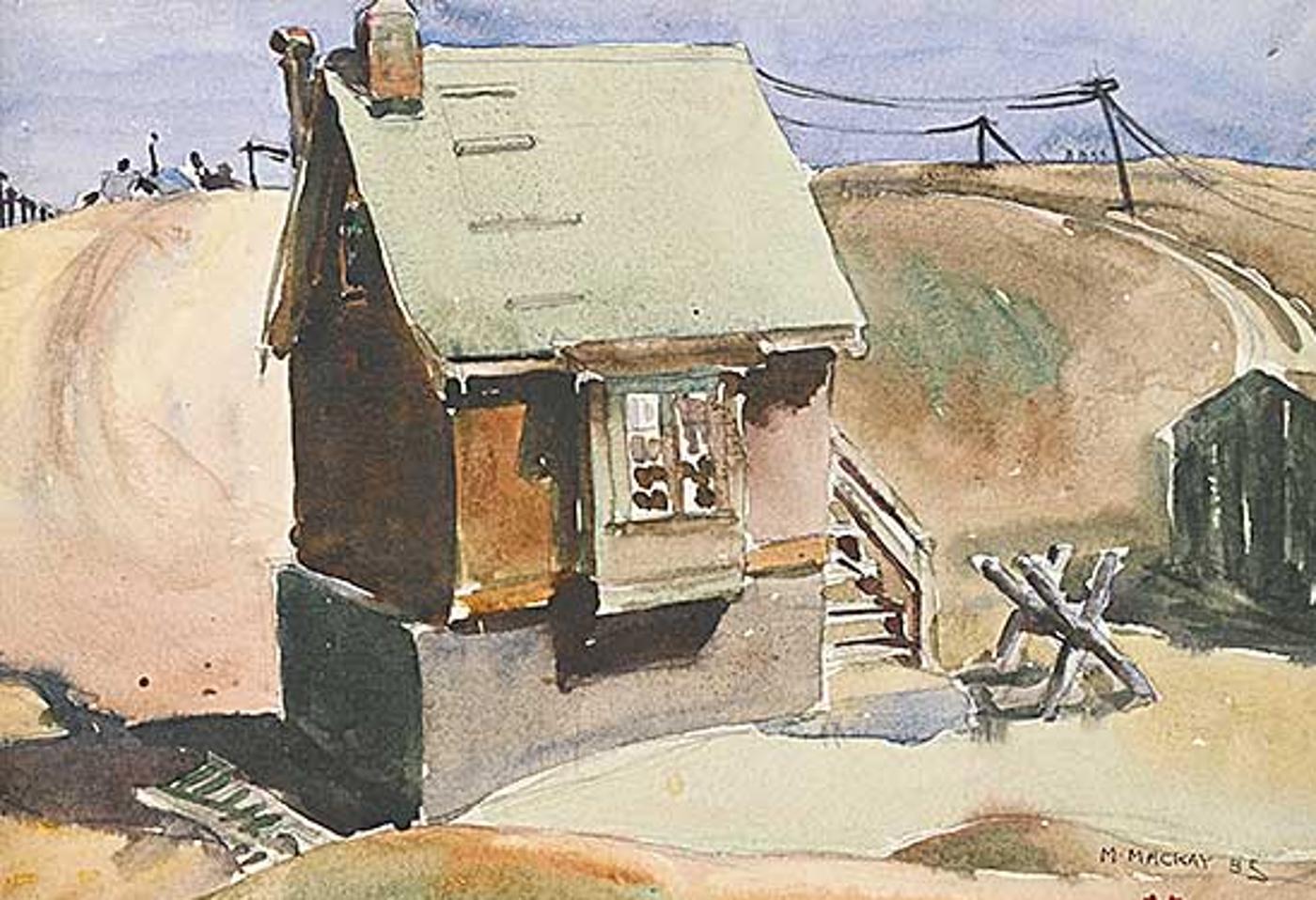 Marion Florence S. MacKay Nicoll (1909-1985) - Old House - Bowness