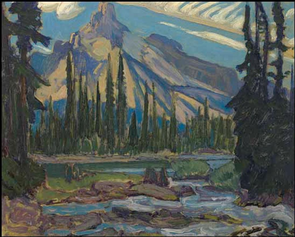 James Edward Hervey (J.E.H.) MacDonald (1873-1932) - Cathedral Mountain