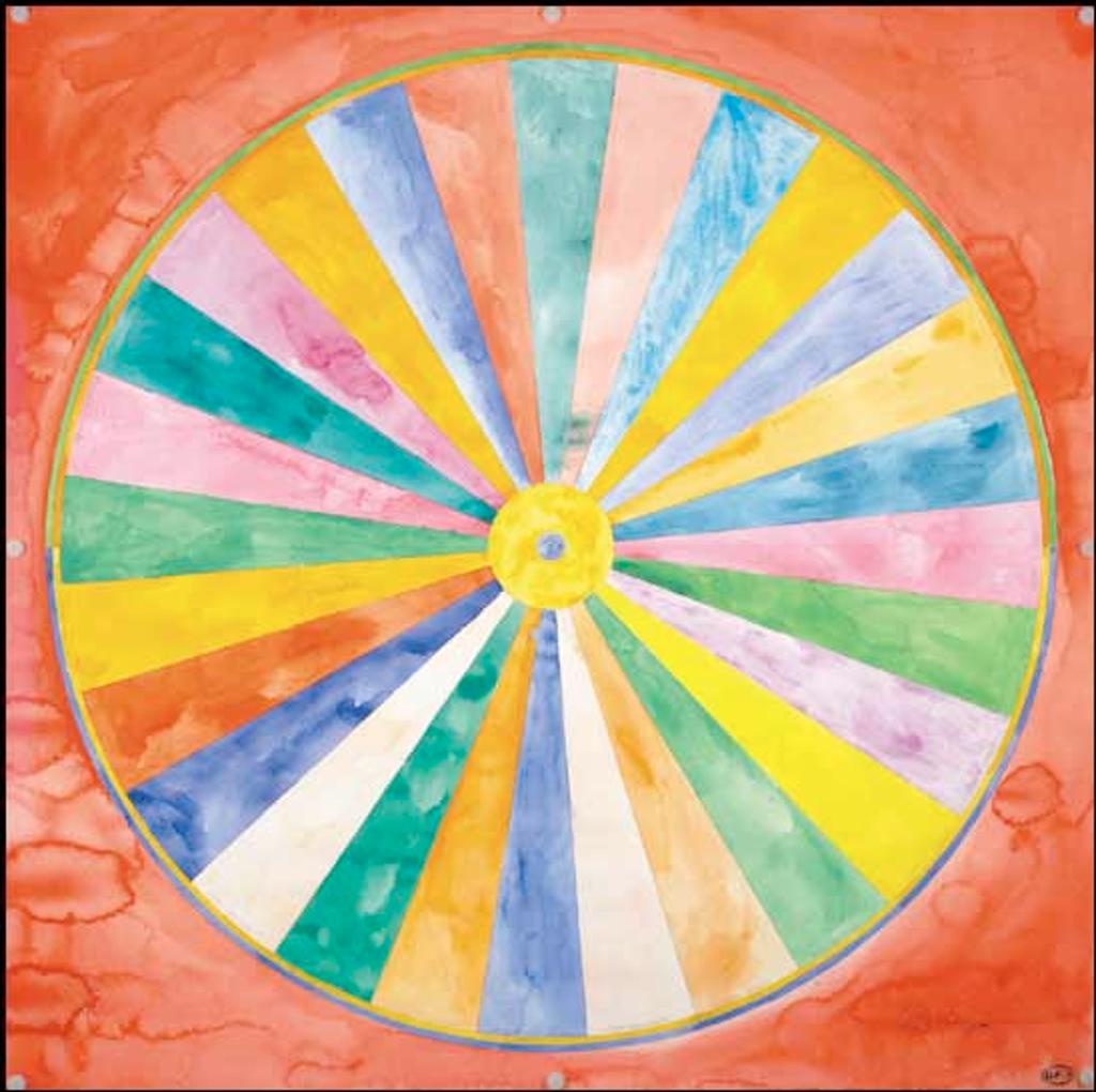 Gregory Richard Curnoe (1936-1992) - Circle Divided into 28 Equal Sections