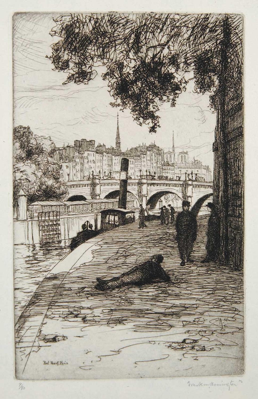Franklin Milton Armington (1876-1941) - Pont Neuf, Paris  #9/80