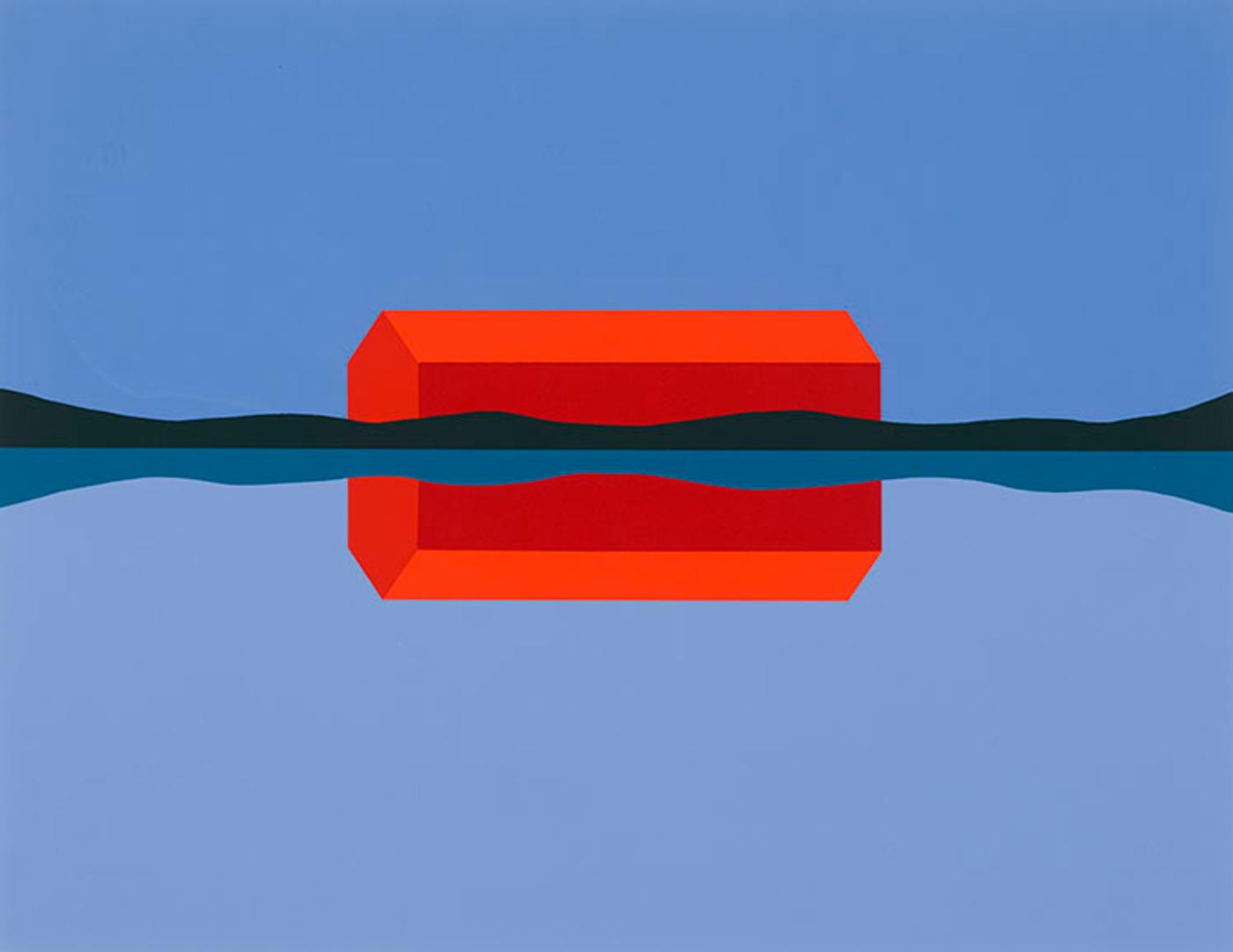 Charles Pachter (1942) - Red Barn Reflected