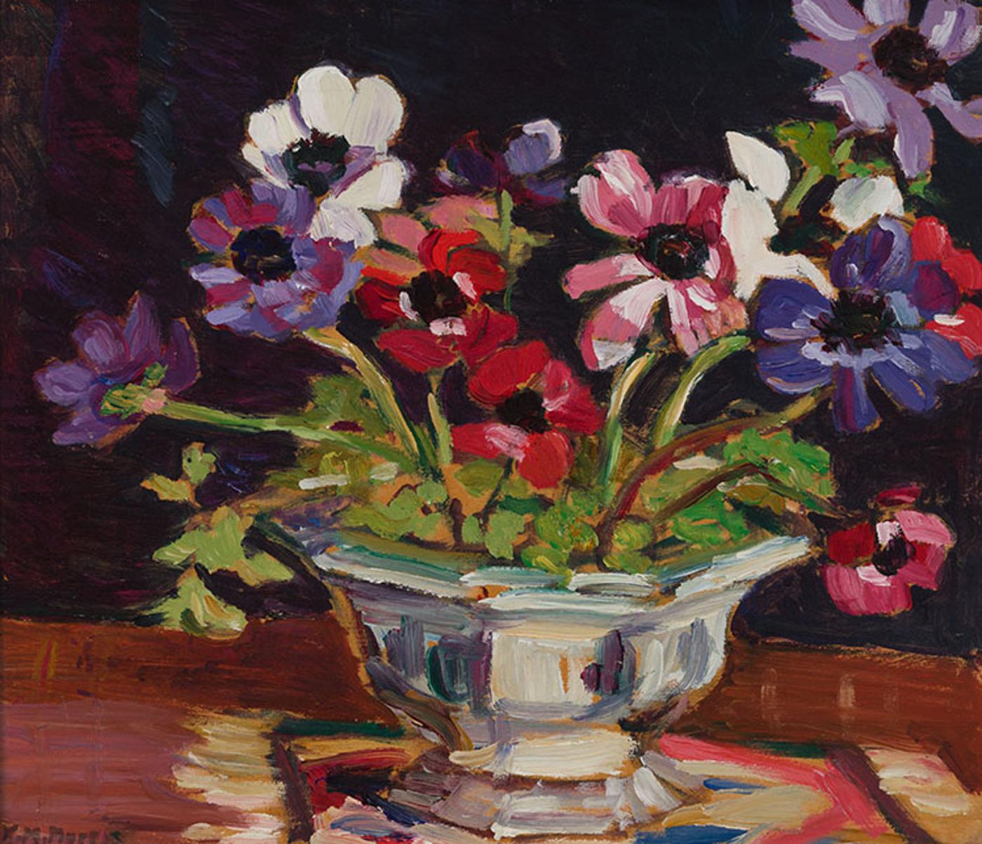 Kathleen Moir Morris (1893-1986) - Flowers in a Vase