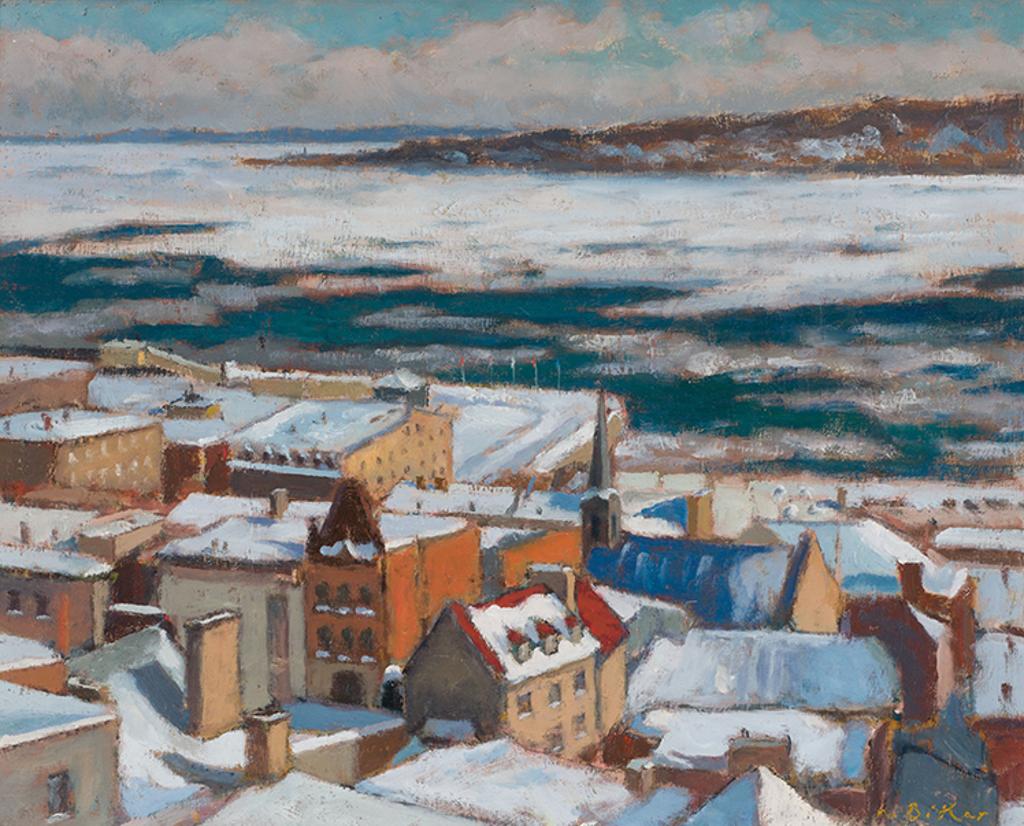 Antoine Bittar (1957) - Quebec Rooftops #49