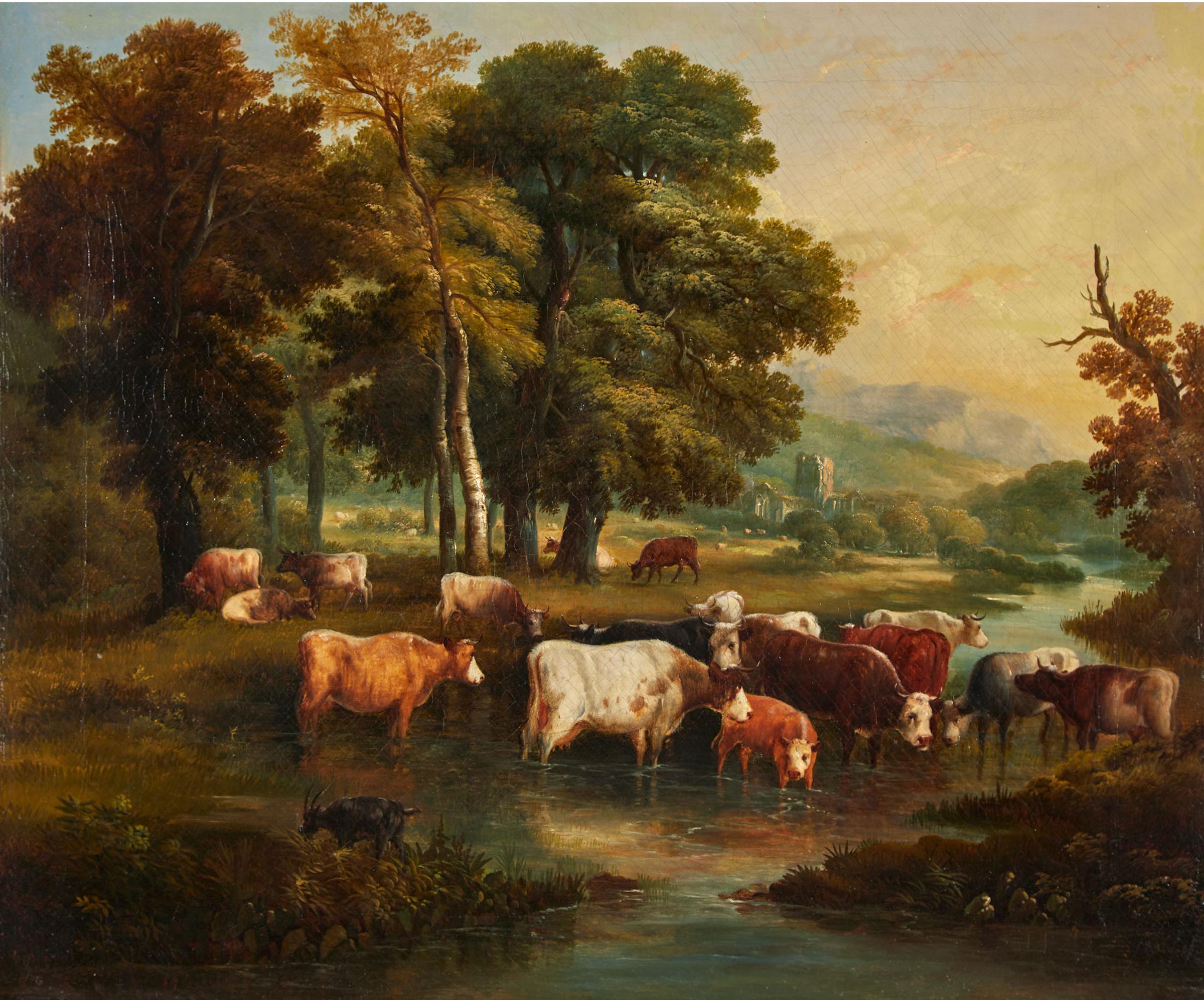 Thomas Sydney Cooper (1803-1902) - Cows At Pasture