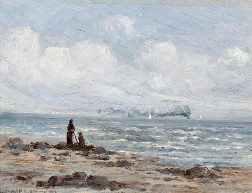 Carl Henry Von Ahrens (1863-1936) - At the Seashore