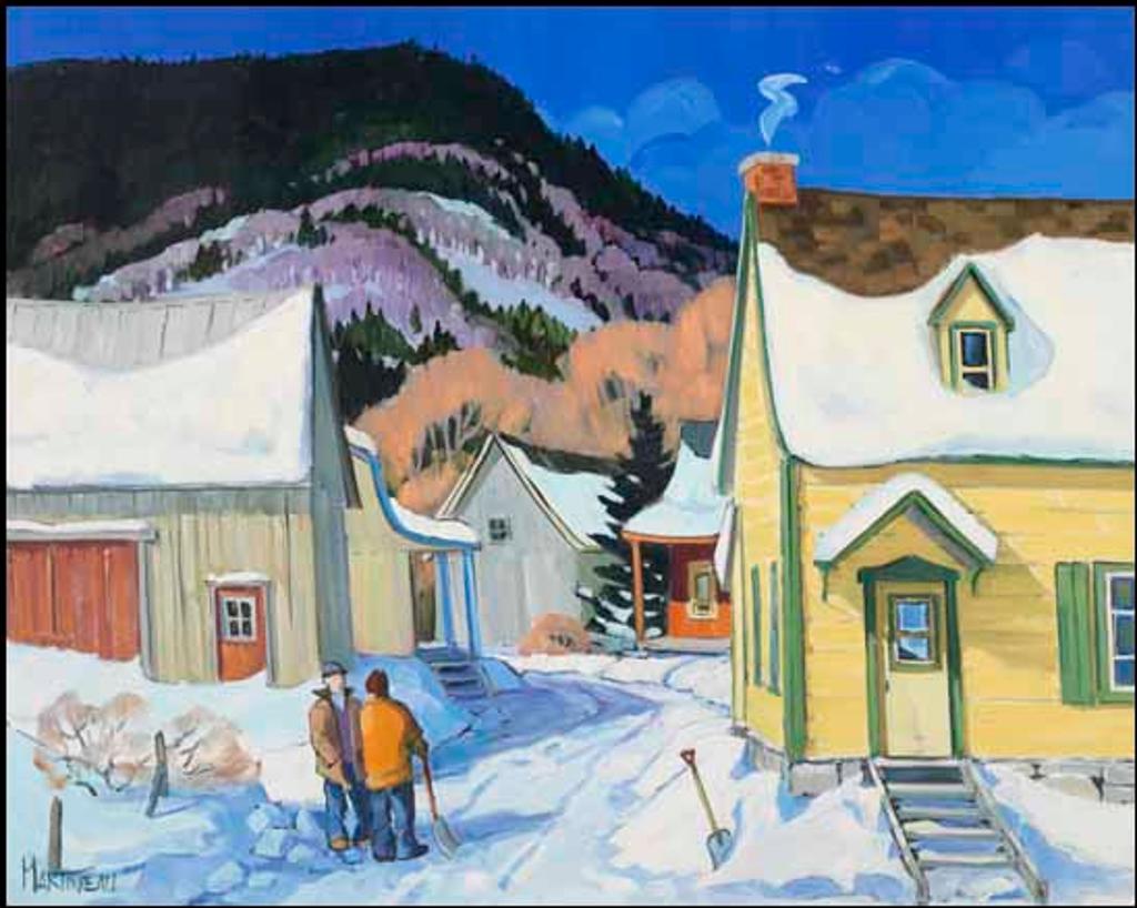 Louise Martineau (1952) - Houses in Winter