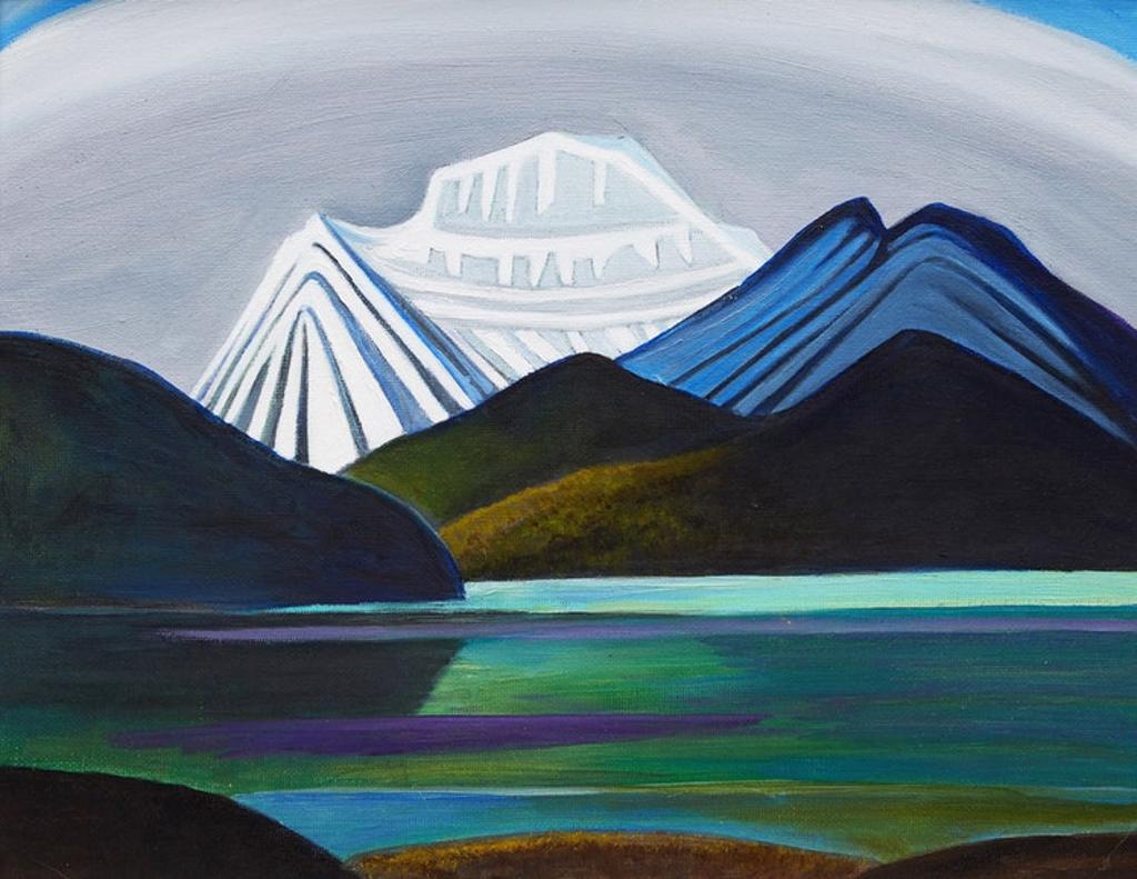 Patrick Morris Hickman (1946-1946) - Mountains and Lake, After Lawren Harris