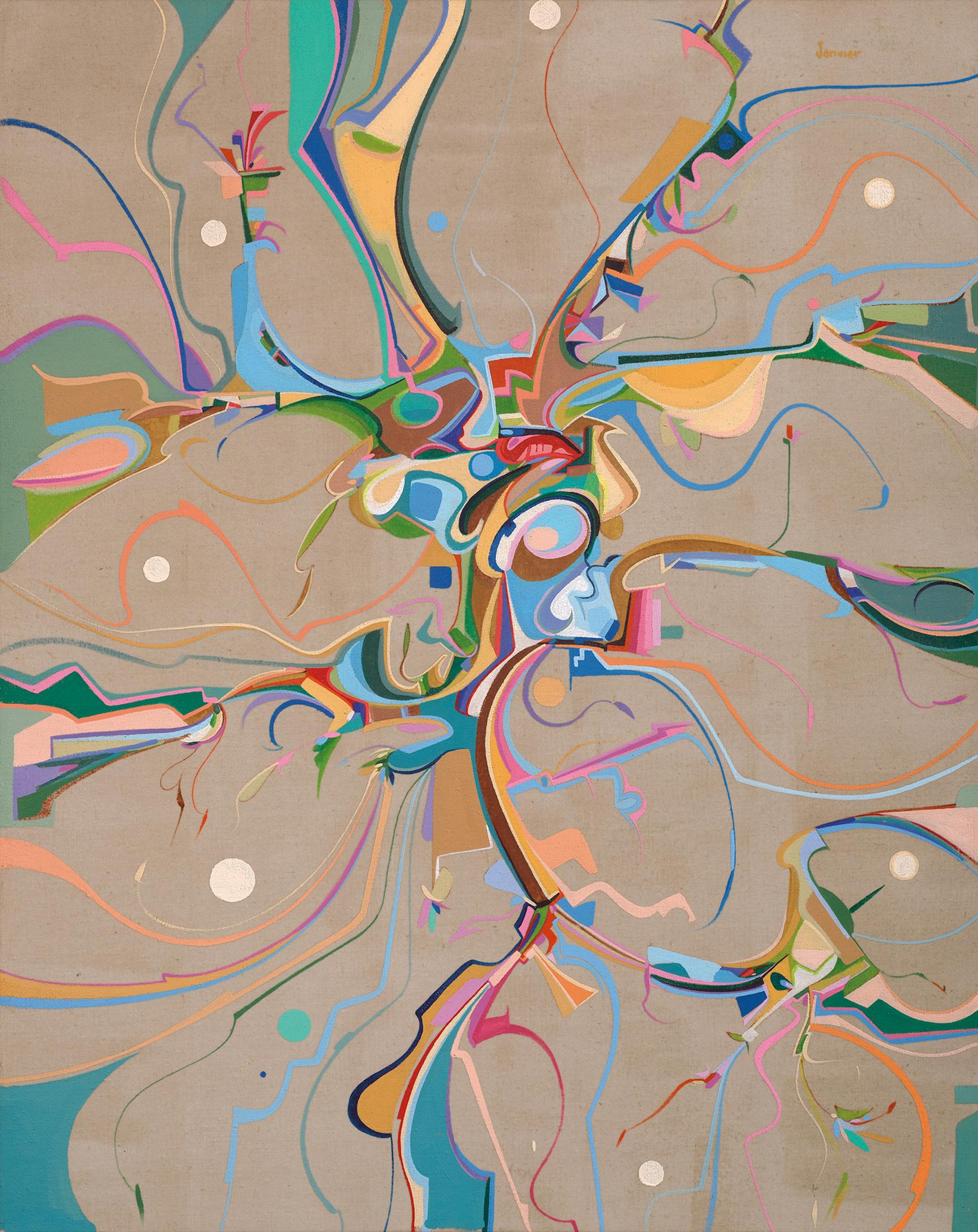 Alex Simeon Janvier (1935) - Dene (The People)