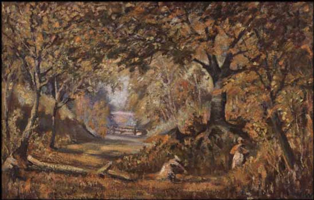 Homer Ransford Watson (1855-1936) - Berry Picking Near Doon