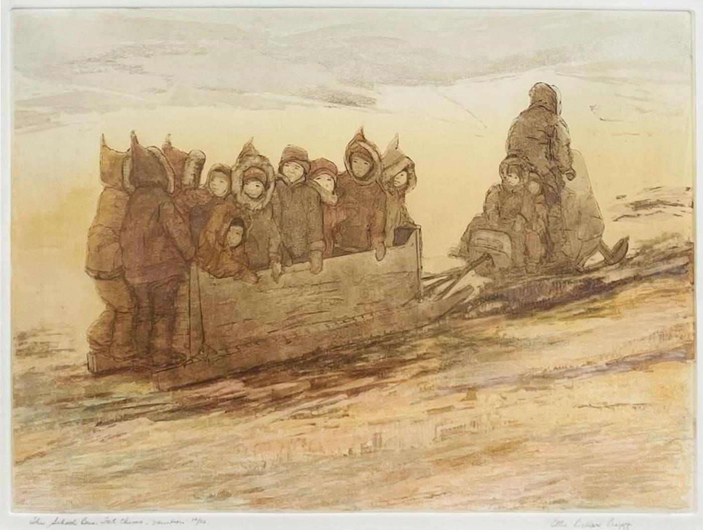 Ettie Richler Prazoff (1921-1992) - The School Bus... 12/50