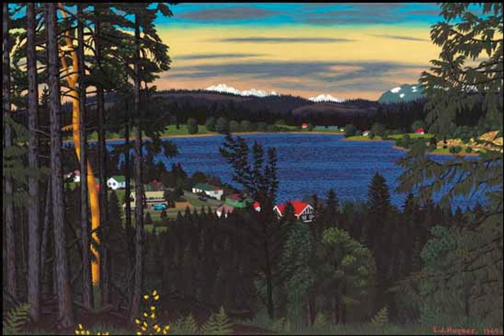 Edward John (E. J.) Hughes (1913-2007) - St. Mary's Lake, Salt Spring Island