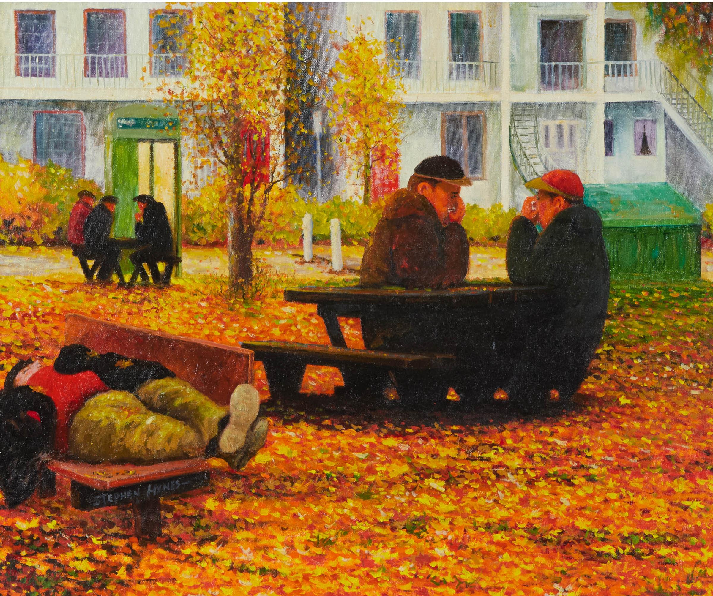 Stephen Hynes (1944) - One Played A Harmonica, The Other A Jew's Harp (Lower Quebec), 2000
