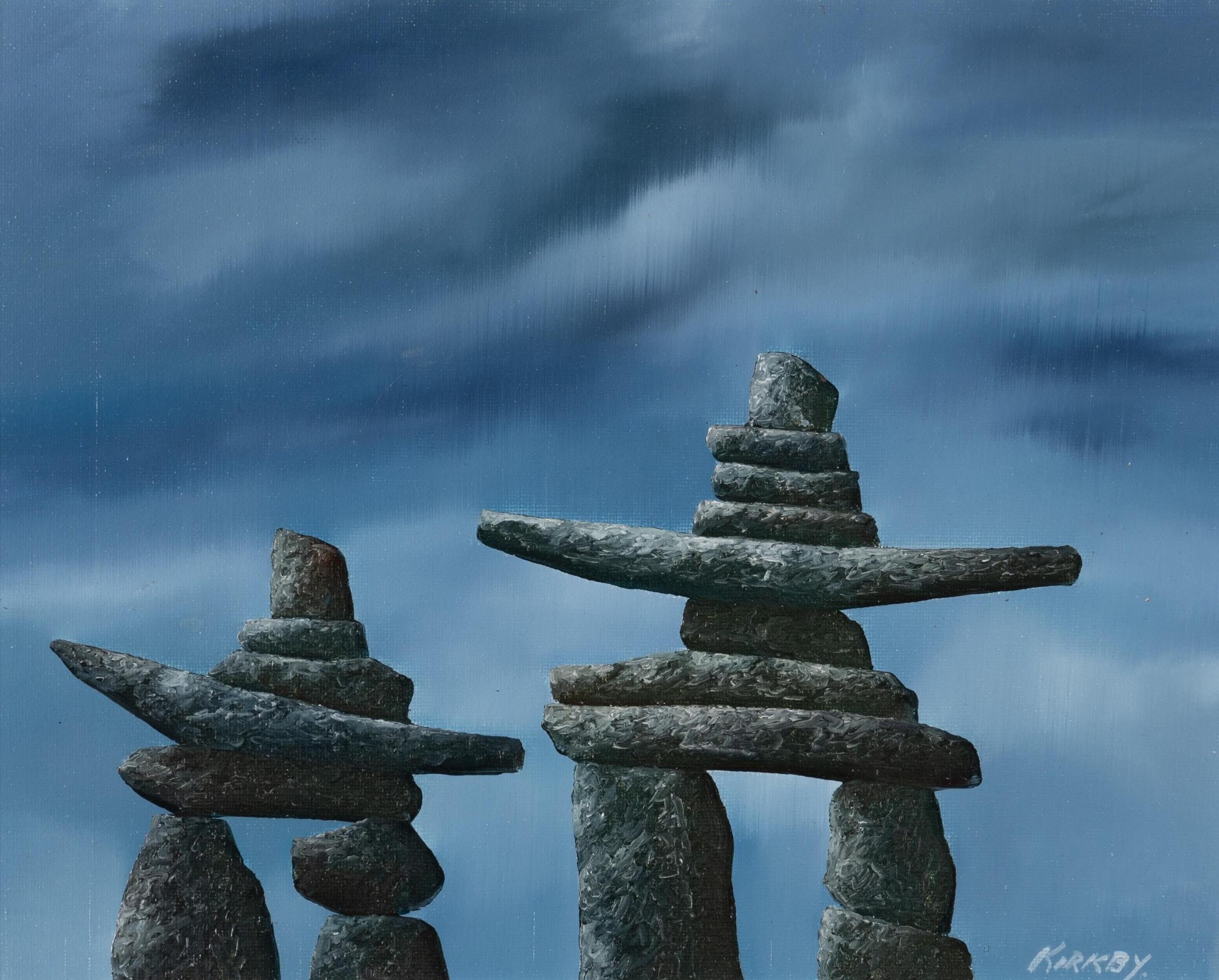 Ken Kirkby (1940-2023) - Inukshuk