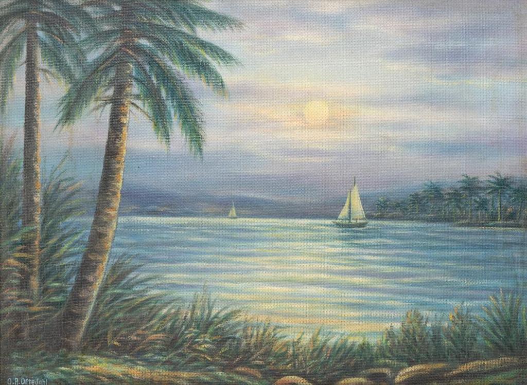 O. R. Oftedahl - Untitled - Tropical Scene