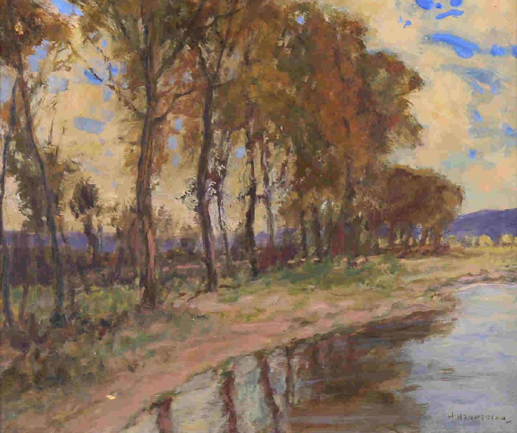 James Henderson (1871-1951) - Lake Shore - Echo Lake (Quappelle Valley, Sask.)