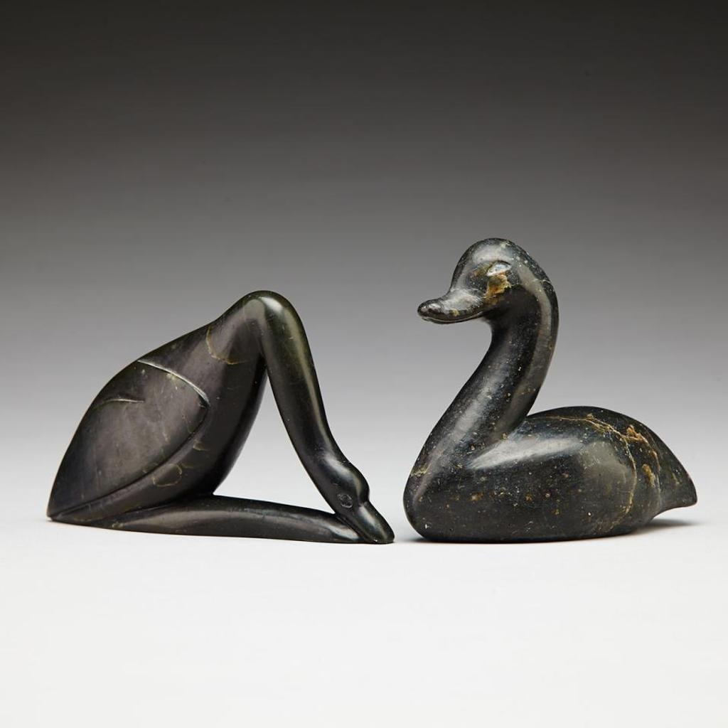 Davidee Saumik (1925-1984) - Bird; Goose Eating