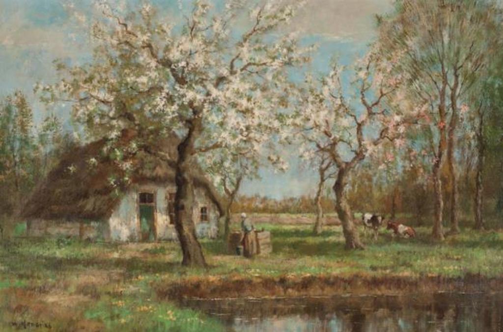 Willem Jr. Hendriks (1888-1966) - Apple Blossoms