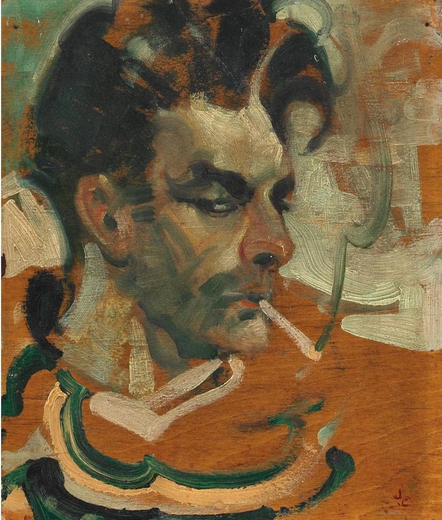 John Ford Clymer (1907-1989) - Portrait Of George Broomfield, R.C.A.