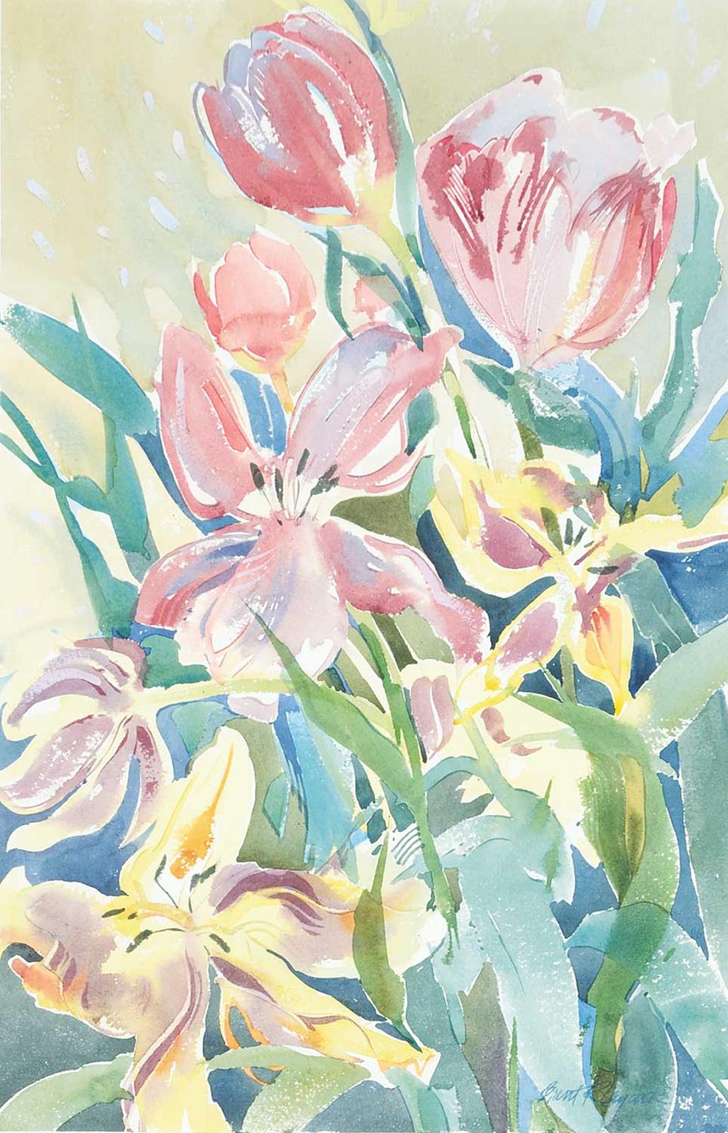 Brent R. Laycock (1947) - Untitled - Spring Flowers