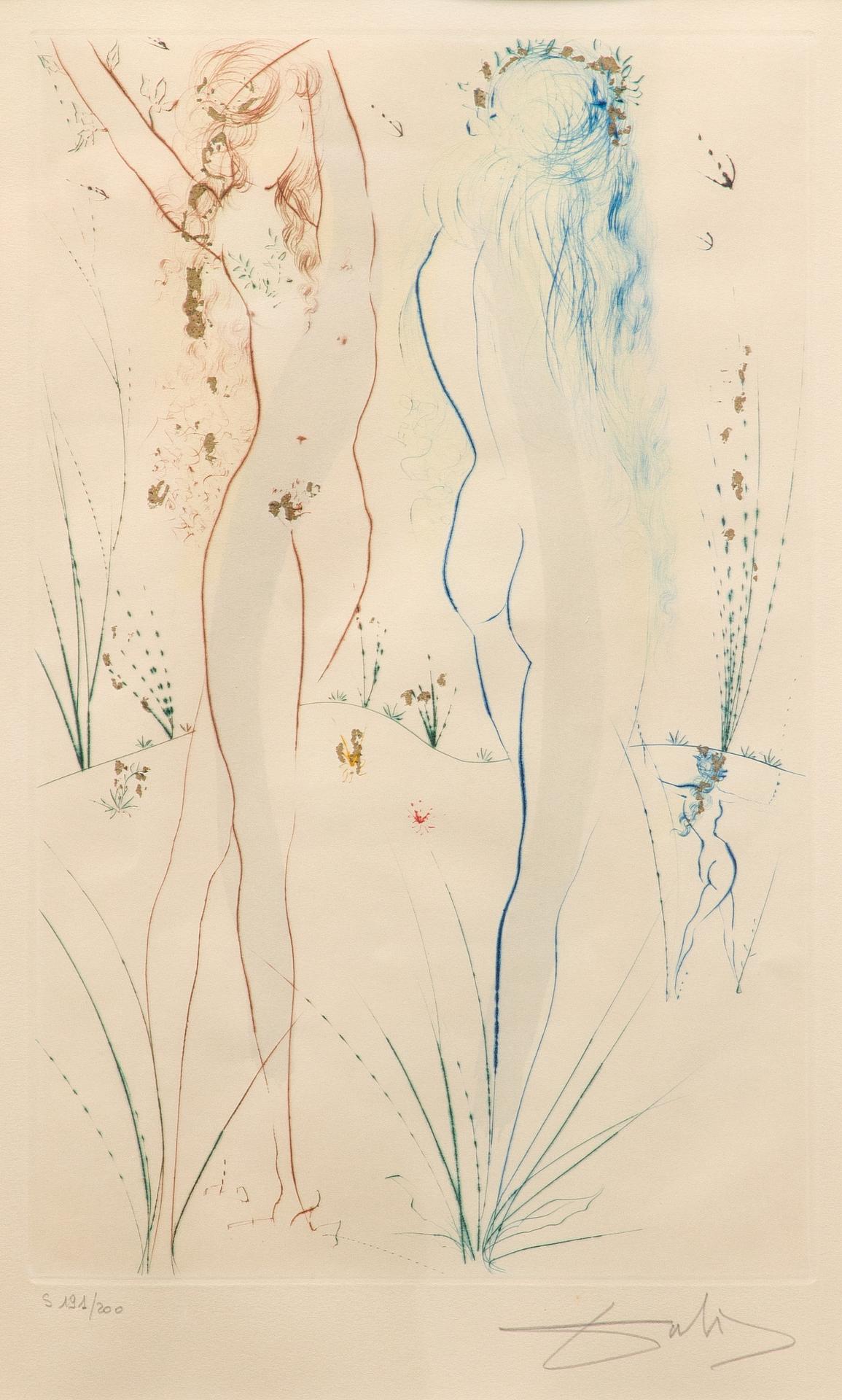 Salvador Dalí (1904-1989) - Return, O Shulamite (From Song of Songs of Solomon), 1971