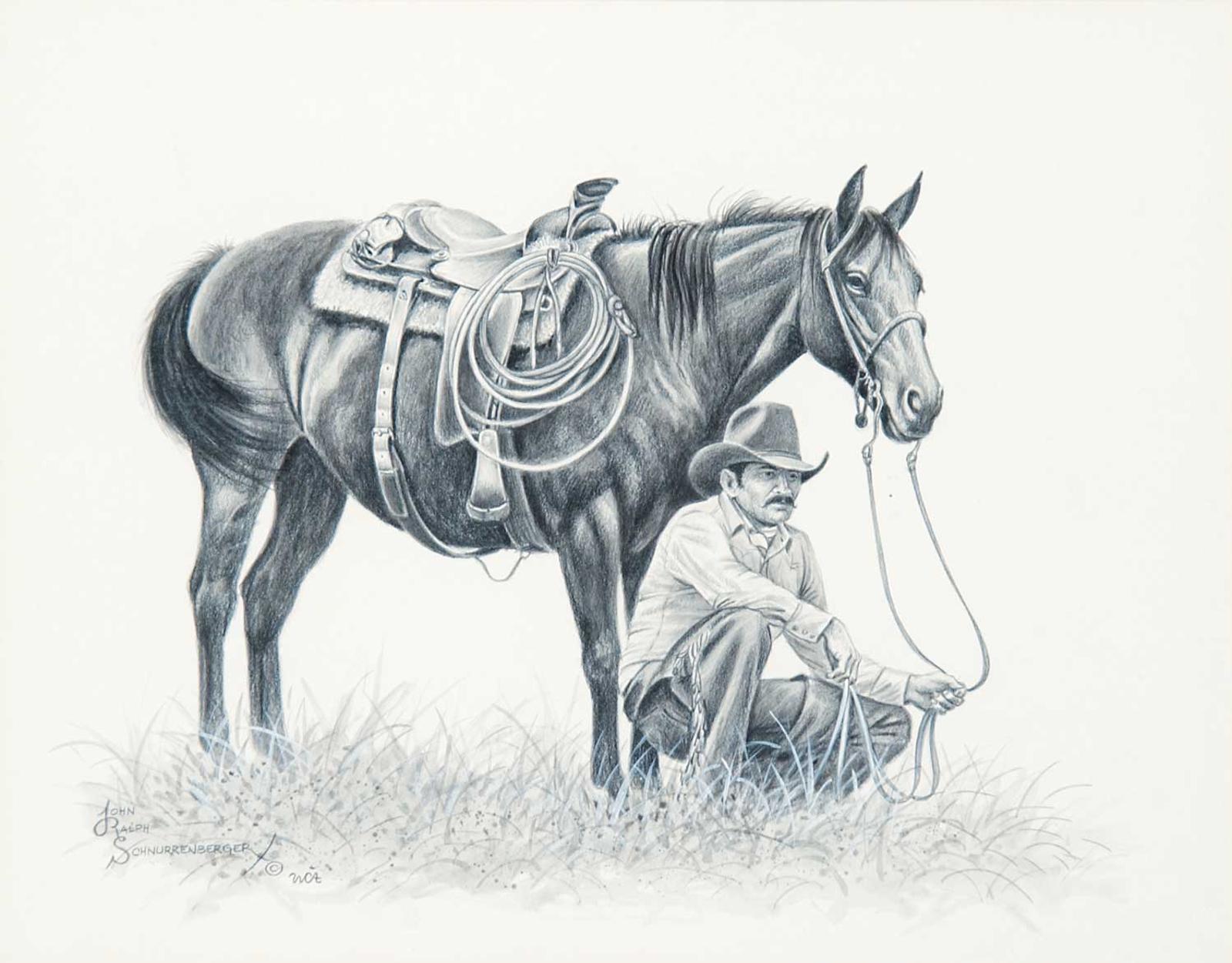 John Ralph Schnurrenberger (1941) - Horse n' Rider #4