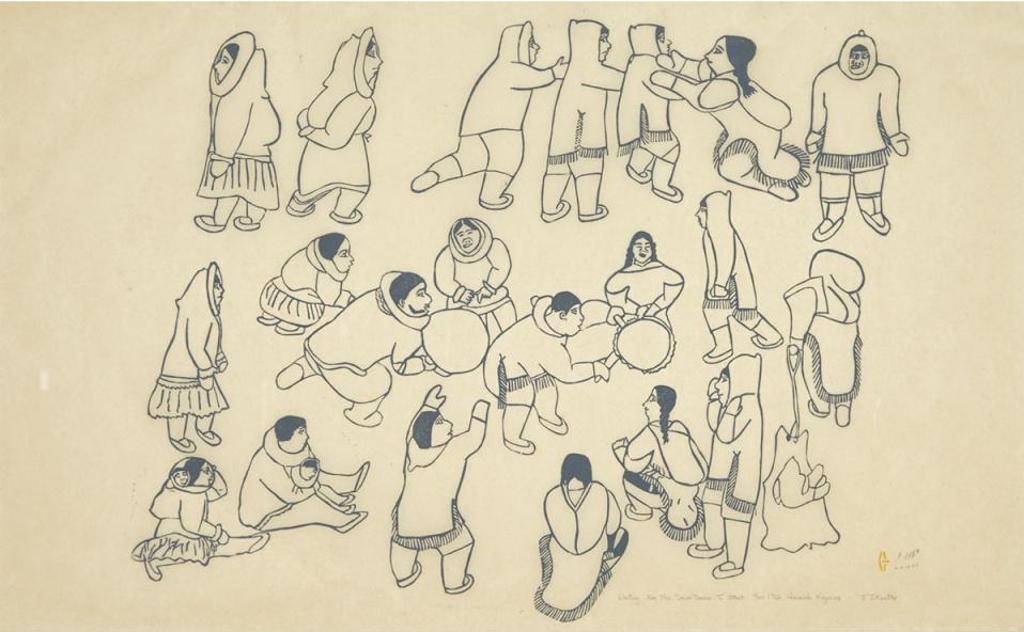 Hannah Kigusiuq (1931-1995) - Waiting For The Drum Dance To Start