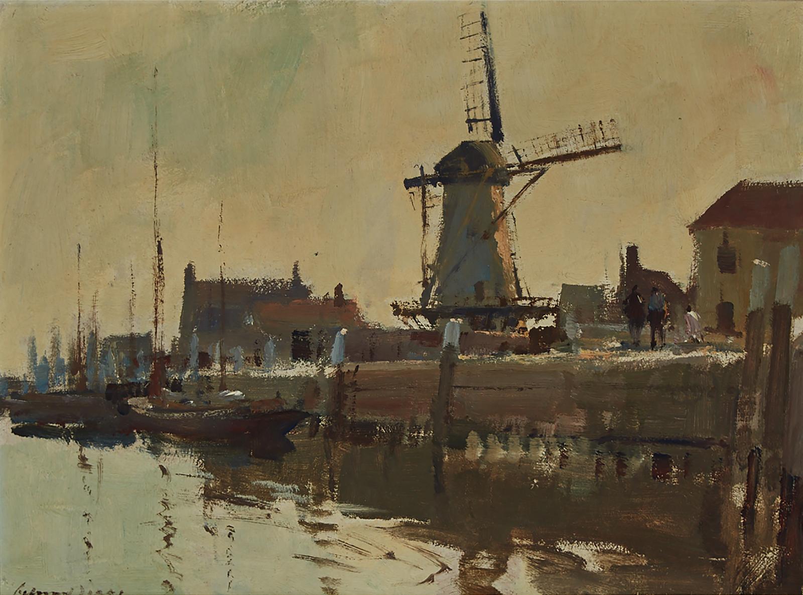 Edward Brian Seago (1910-1974) - The Windmill, Zierikzee