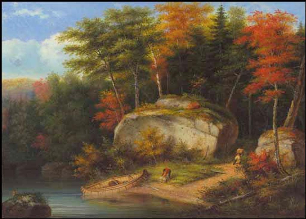 Cornelius David Krieghoff (1815-1872) - The Portage