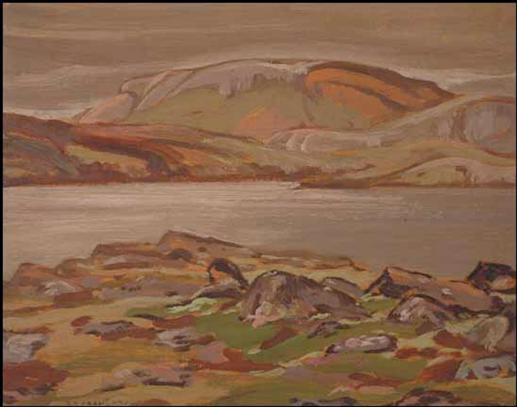 Alexander Young (A. Y.) Jackson (1882-1974) - Lake Harbour, Baffin Island (Sketch for Grey Day, Baffin Island)