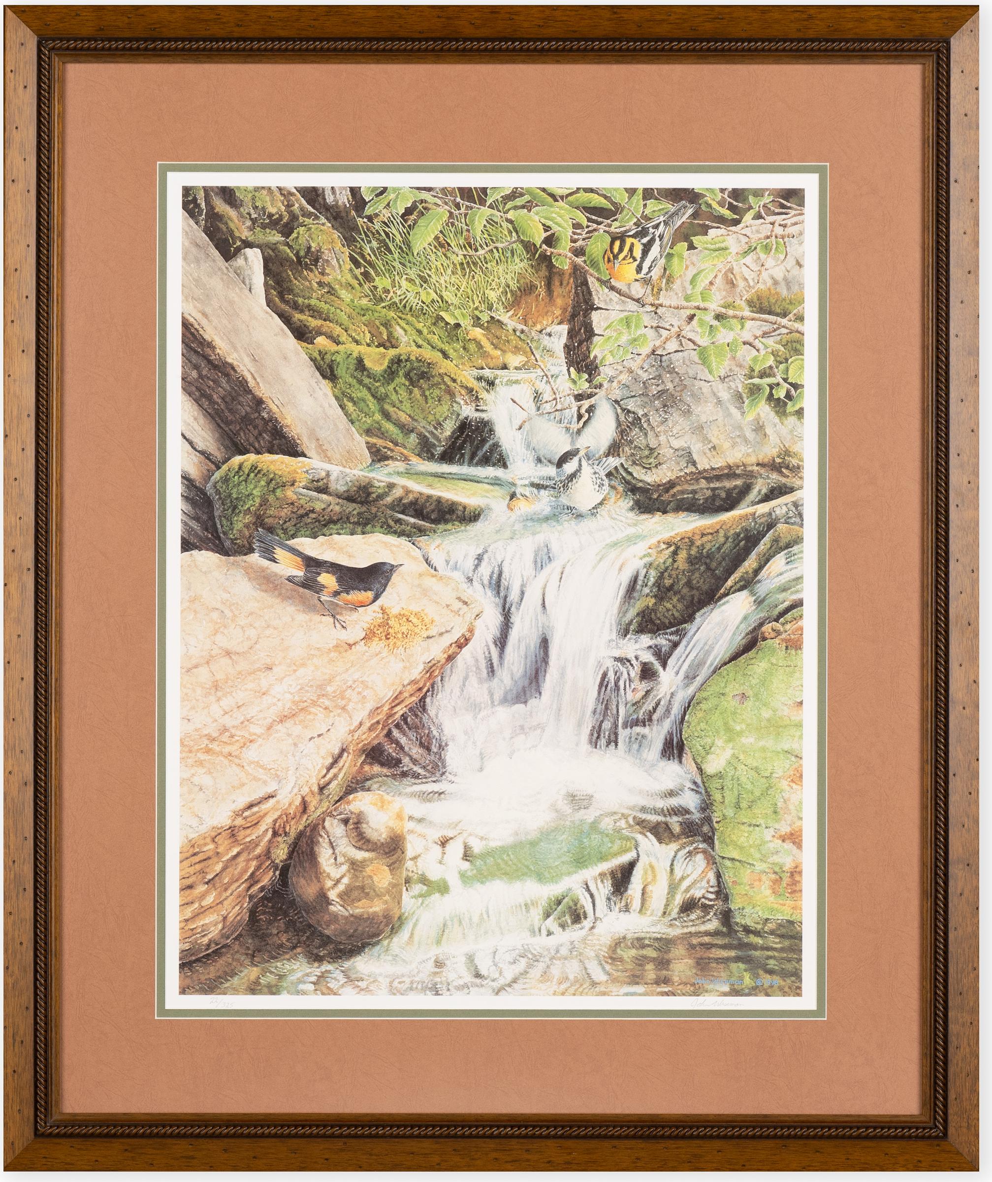 John Wiseman - Untitled (Birds and Stream)