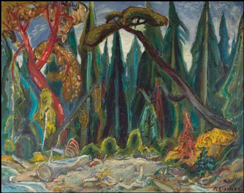 Arthur Lismer (1885-1969) - Shoreline, Vancouver Island