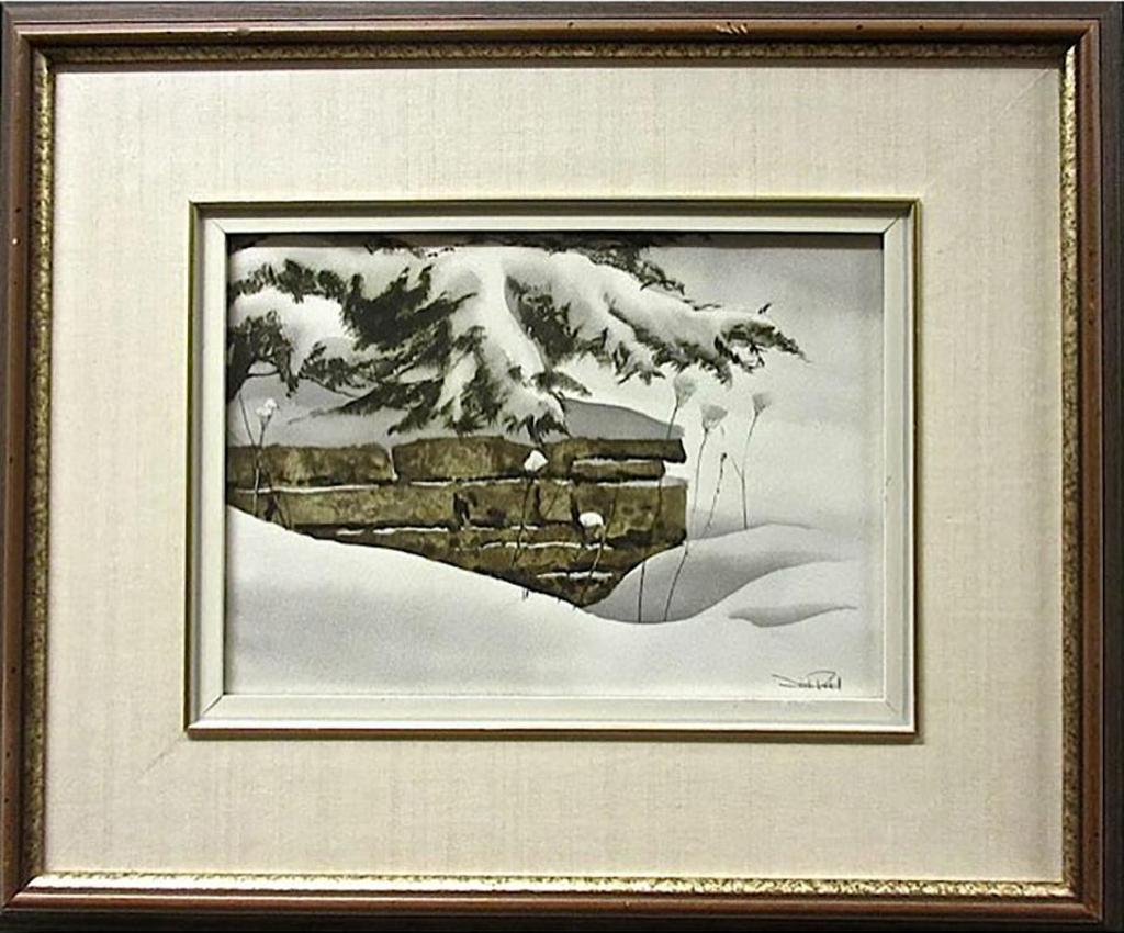 Jack Henry Reid (1925-2009) - Untitled (Snow Covered Wall)