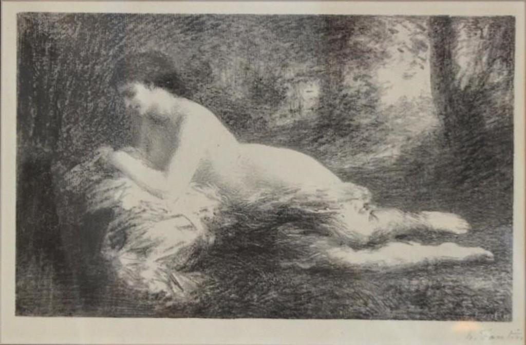 Henri-Theodore Fantin-Latour (1836-1904) - Baigneuse (Bather)