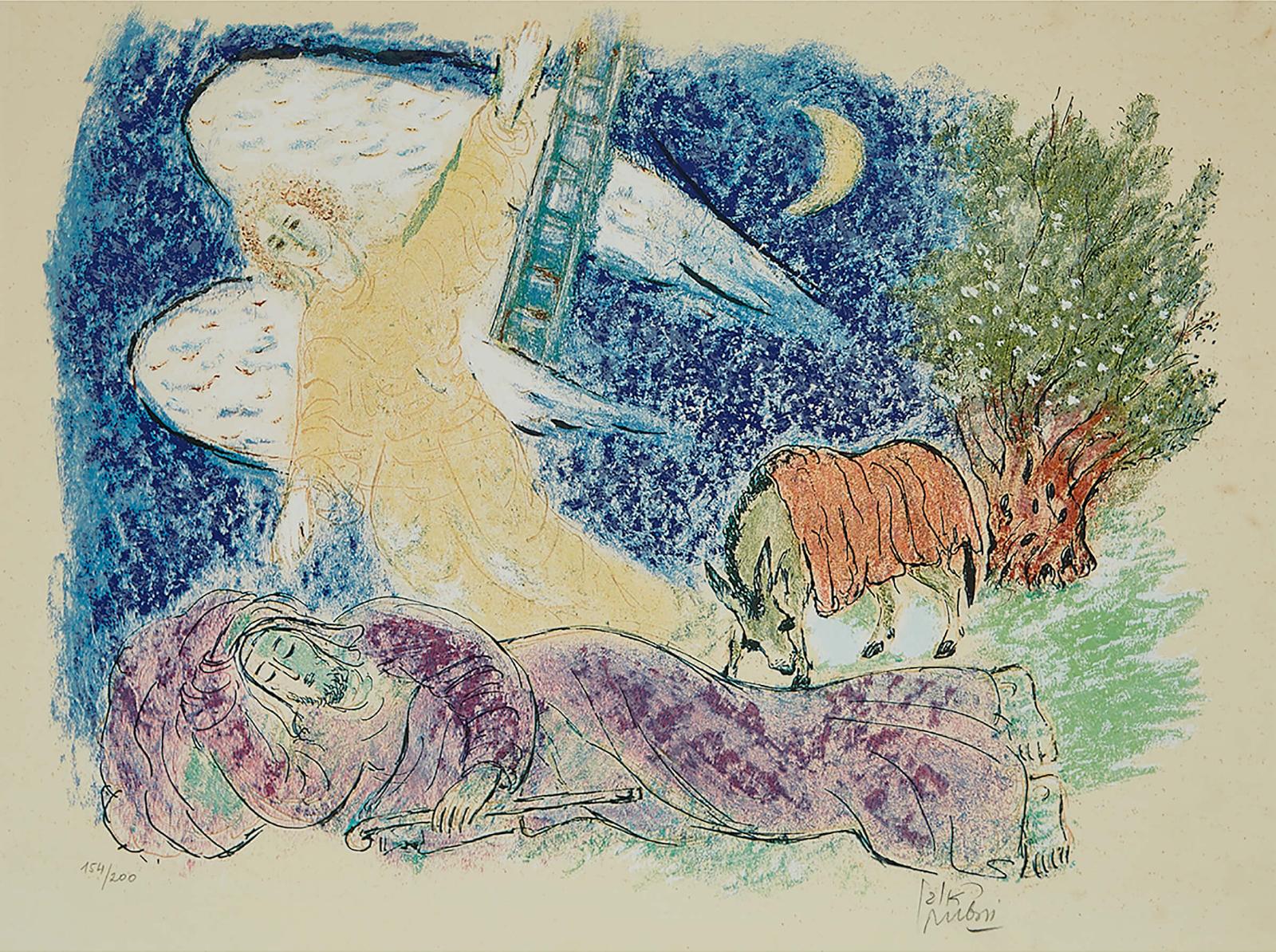 Reuven Rubin (1893-1974) - Untitled (Jacob's Dream?)