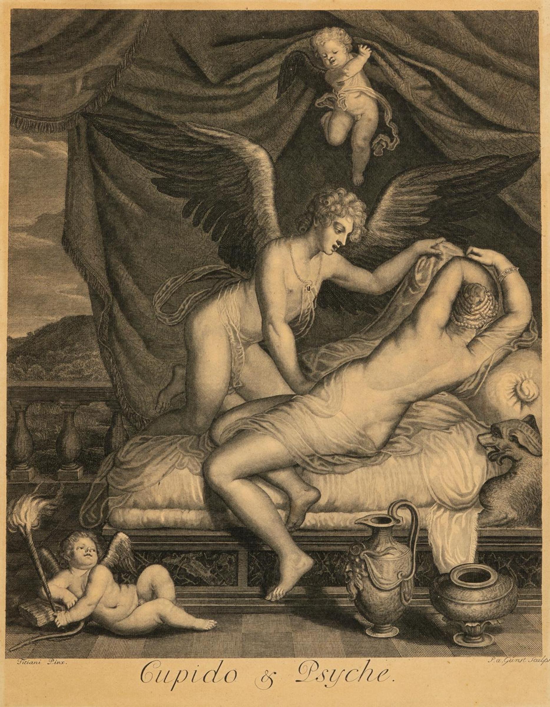 Pieter van Gunst (1659-1732) - Cupid and Psyche