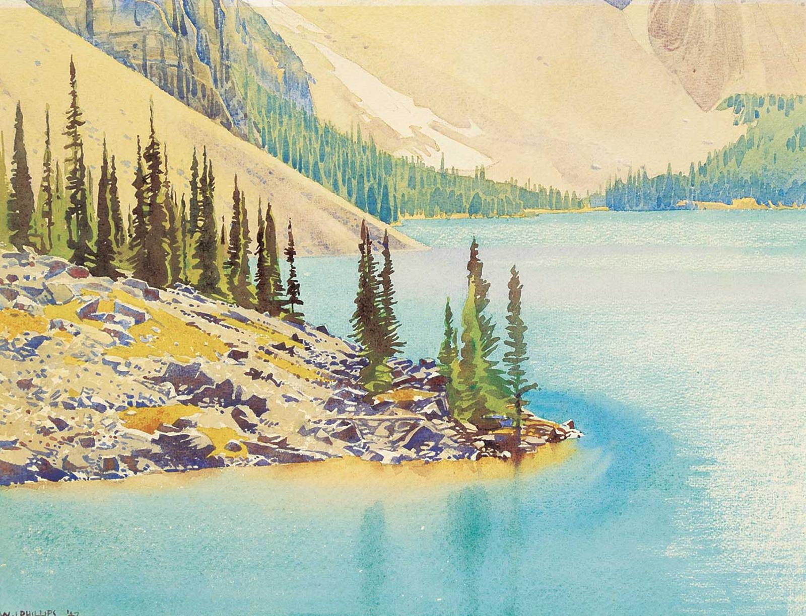 Walter Joseph (W.J.) Phillips (1884-1963) - Untitled - Glacial Moraine