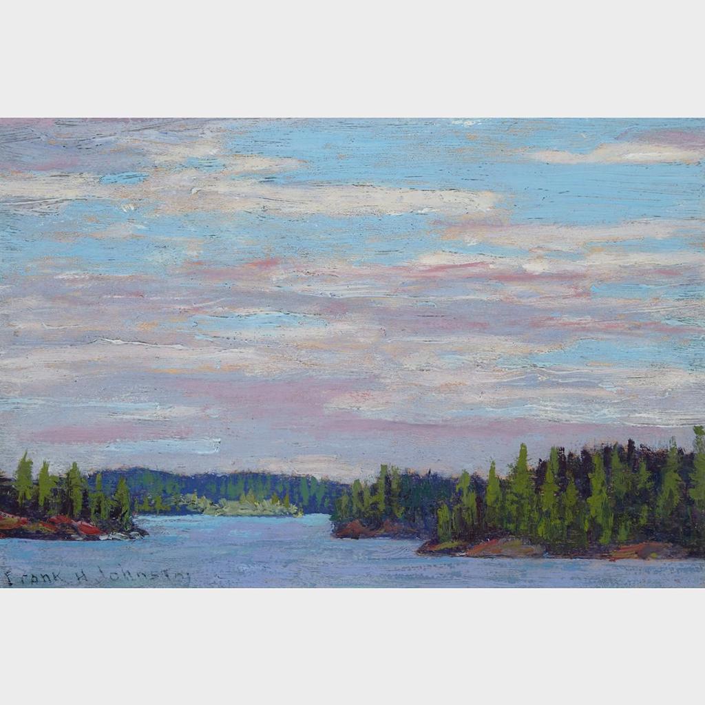 Frank (Franz) Hans Johnston (1888-1949) - Through The Channel, Bryce’S Island On The Right, Lake Of The Woods