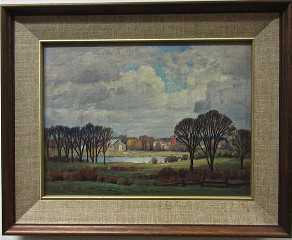 Frederick Henry Brigden (1871-1956) - Untitled (Farm With Pond)