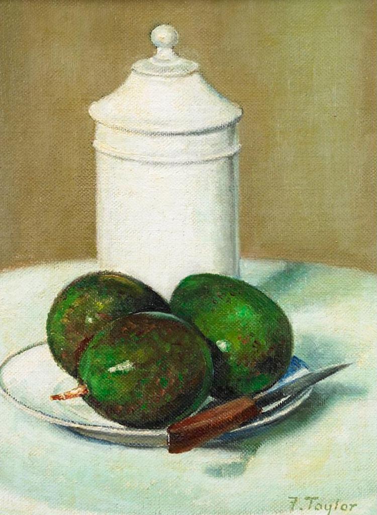 Frederick Bourchier Taylor (1906-1987) - Avocados And Apothecary Jar