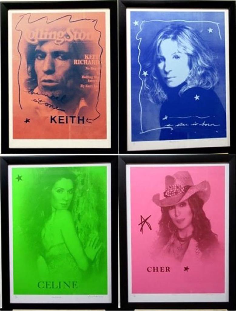 Carl Beam (1943-2005) - Keith, Barbara, Celine, Cher