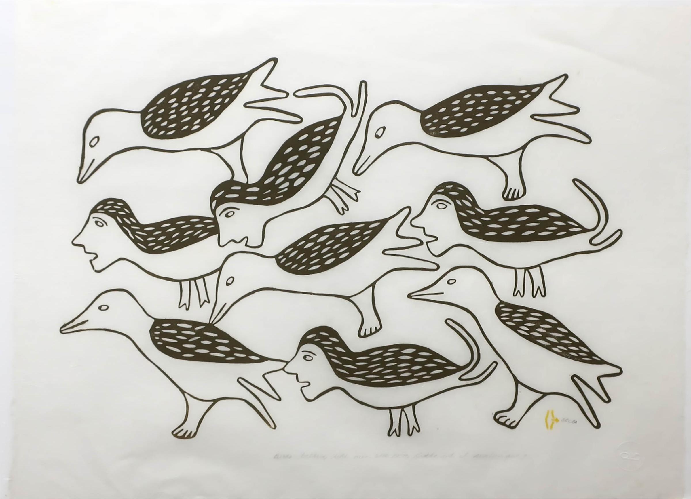 Irene Avaalaaquiaq Tiktaalaaq (1941) - Birds Talking Like Men