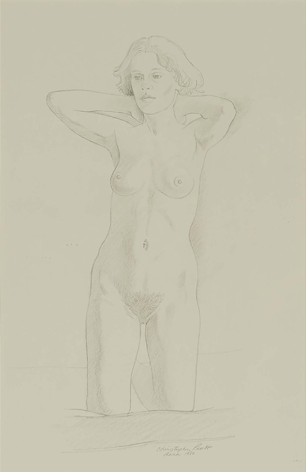Christopher John Pratt (1935-2022) - Nude (Girl Kneeling)