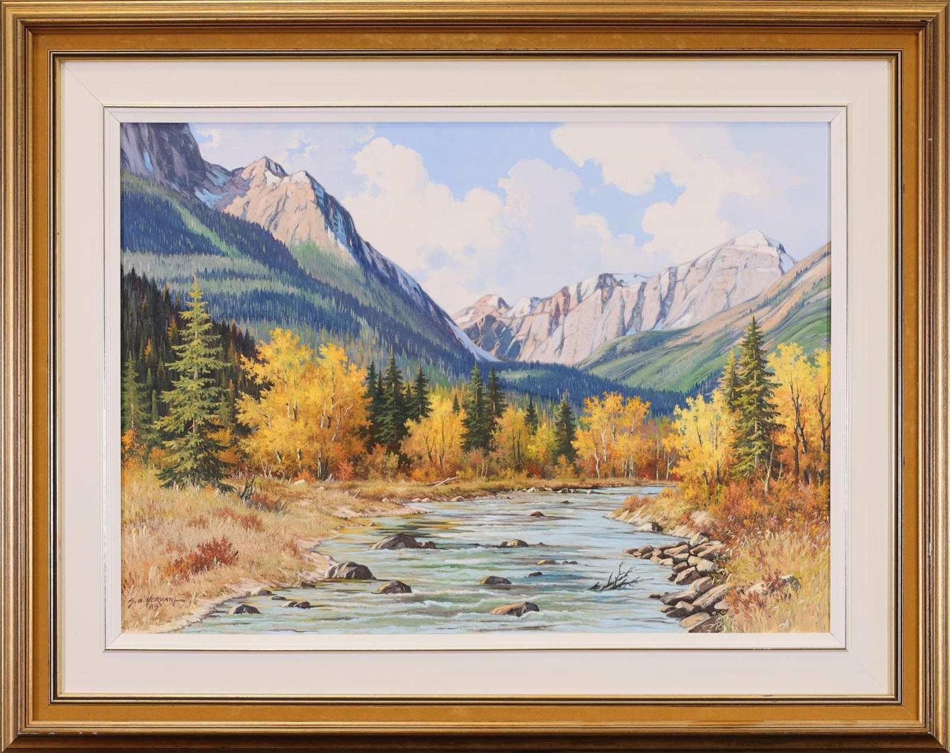 George A. Horvath (1933-2012) - “October in Kananaskis”; 1989