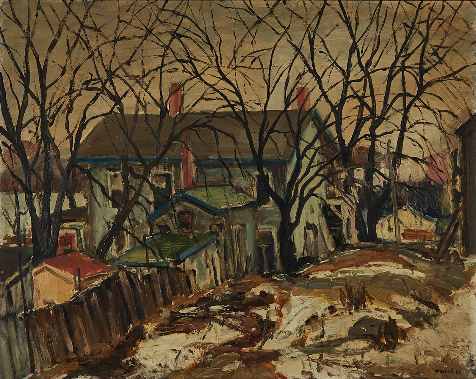 Albert Jacques Franck (1899-1973) - Untitled (The Backyard)