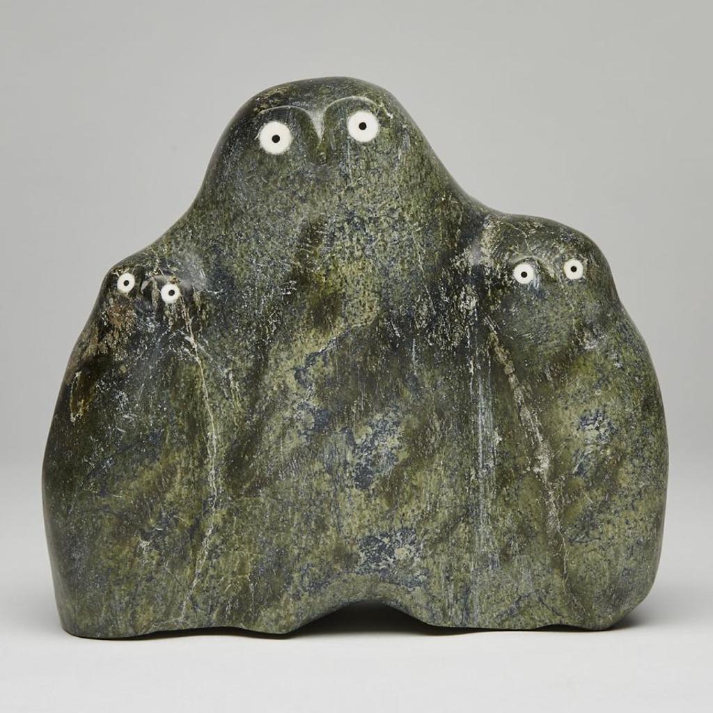 Mark Tungilik (1913-1986) - Family Of Owls