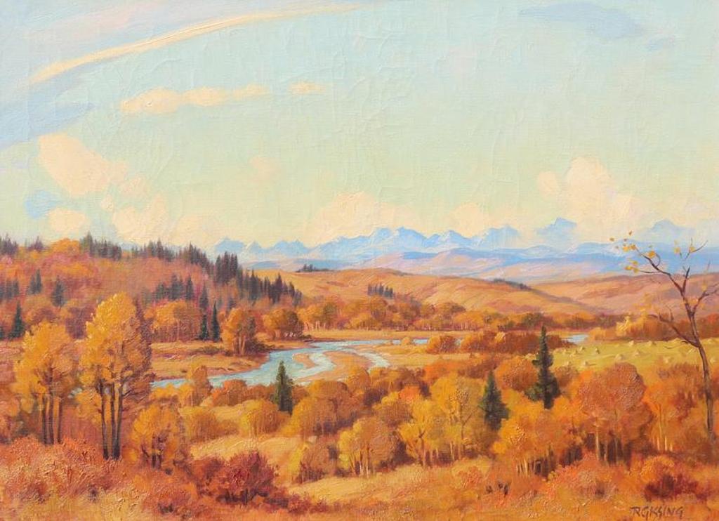 Roland Gissing (1895-1967) - Elbow River, El Rancho; 1946